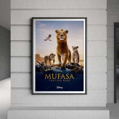 Flex Designs Poster Mufasa The Lion King 8 x 10" Home Goods - Movie 2024 Movie Poster