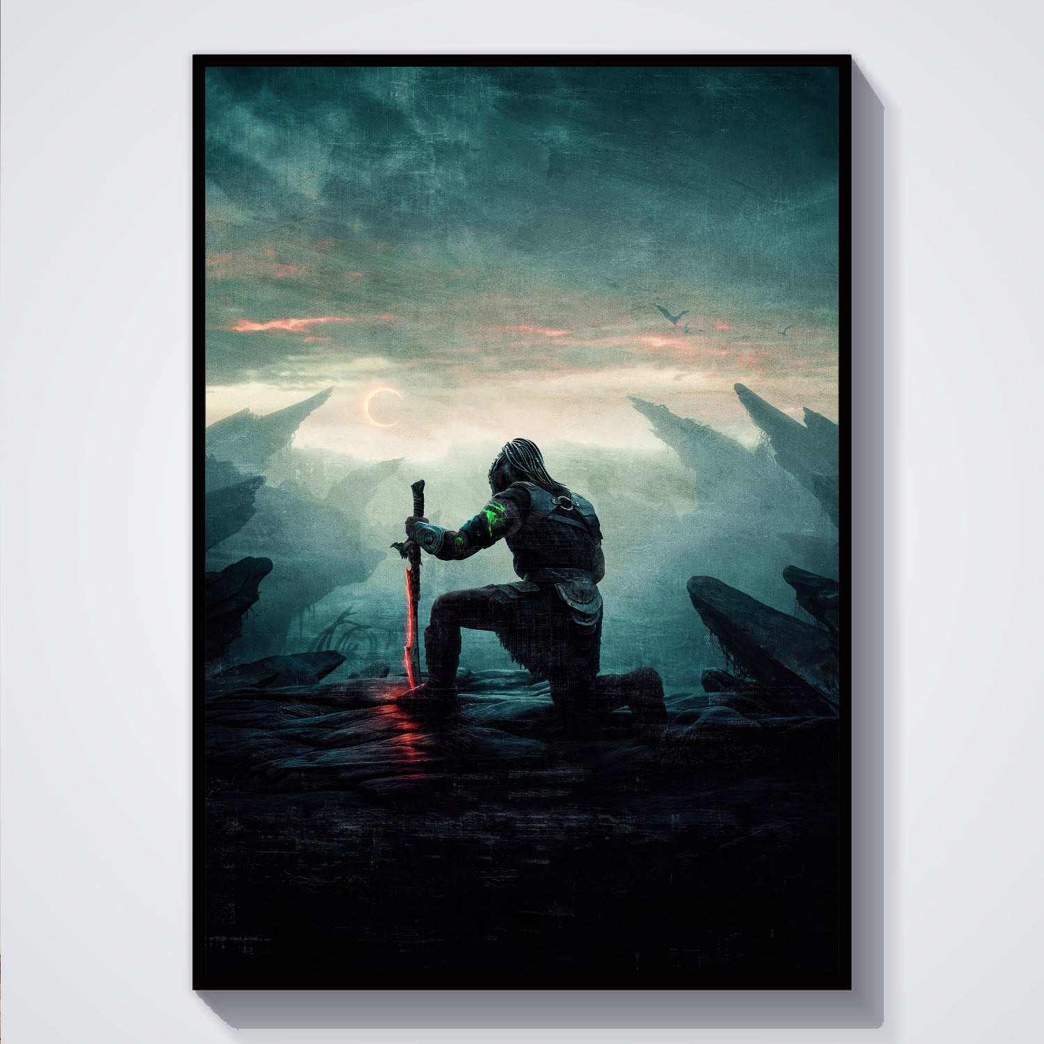 Flex Designs Poster Predator Badlands Textless 5 x 7" Home Goods - Movie 2025 Movie Poster
