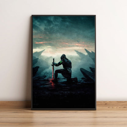 Flex Designs Poster Predator Badlands Textless 5 x 7" Home Goods - Movie 2025 Movie Poster