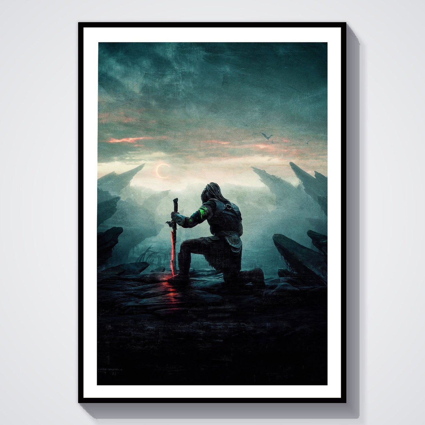 Flex Designs Poster Predator Badlands Textless 8 x 10" Home Goods - Movie 2025 Movie Poster