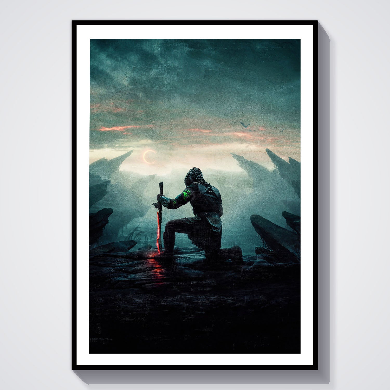 Flex Designs Poster Predator Badlands Textless 8 x 10" Home Goods - Movie 2025 Movie Poster