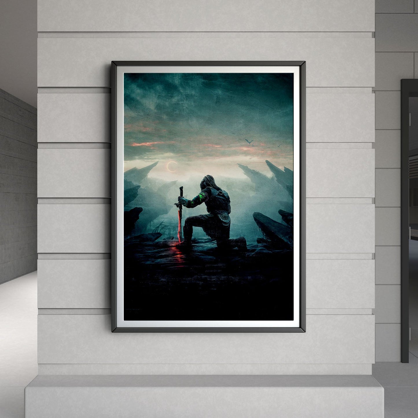 Flex Designs Poster Predator Badlands Textless 8 x 10" Home Goods - Movie 2025 Movie Poster