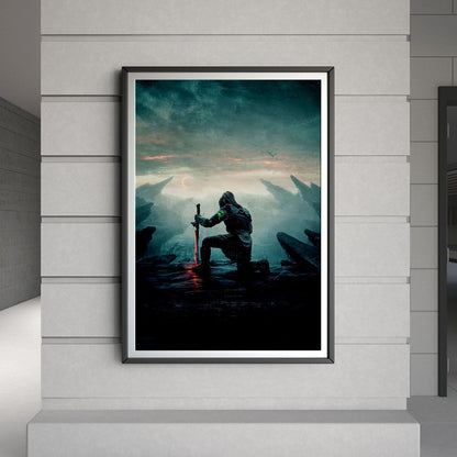 Flex Designs Poster Predator Badlands Textless 8 x 10" Home Goods - Movie 2025 Movie Poster