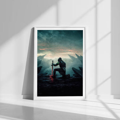 Flex Designs Poster Predator Badlands Textless 8 x 10" Home Goods - Movie 2025 Movie Poster