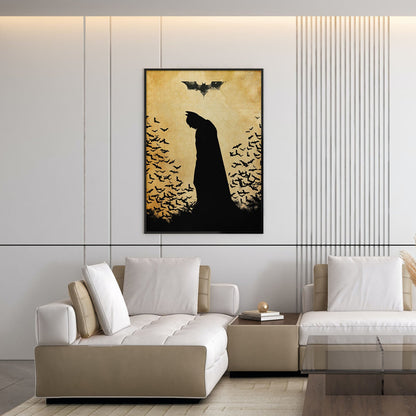 Flex Designs Poster The Dark Knight Minimalist 5 x 7" Home Goods - Movie 2008 Movie Poster