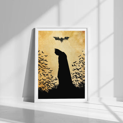 Flex Designs Poster The Dark Knight Minimalist 8 x 10" Home Goods - Movie 2008 Movie Poster