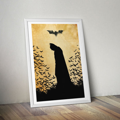 Flex Designs Poster The Dark Knight Minimalist 8 x 10" Home Goods - Movie 2008 Movie Poster