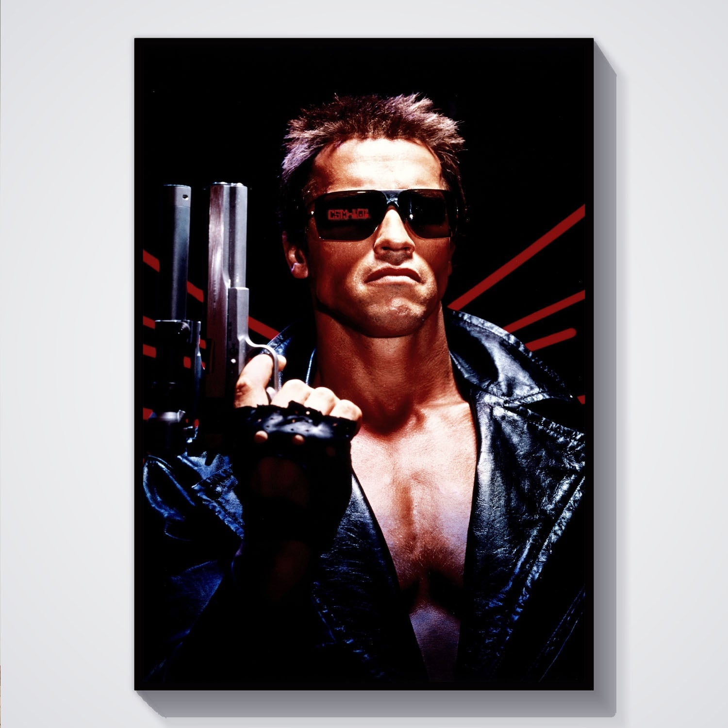 Flex Designs Poster The Terminator Textless 5 x 7" Home Goods - Movie 1984 Movie Poster