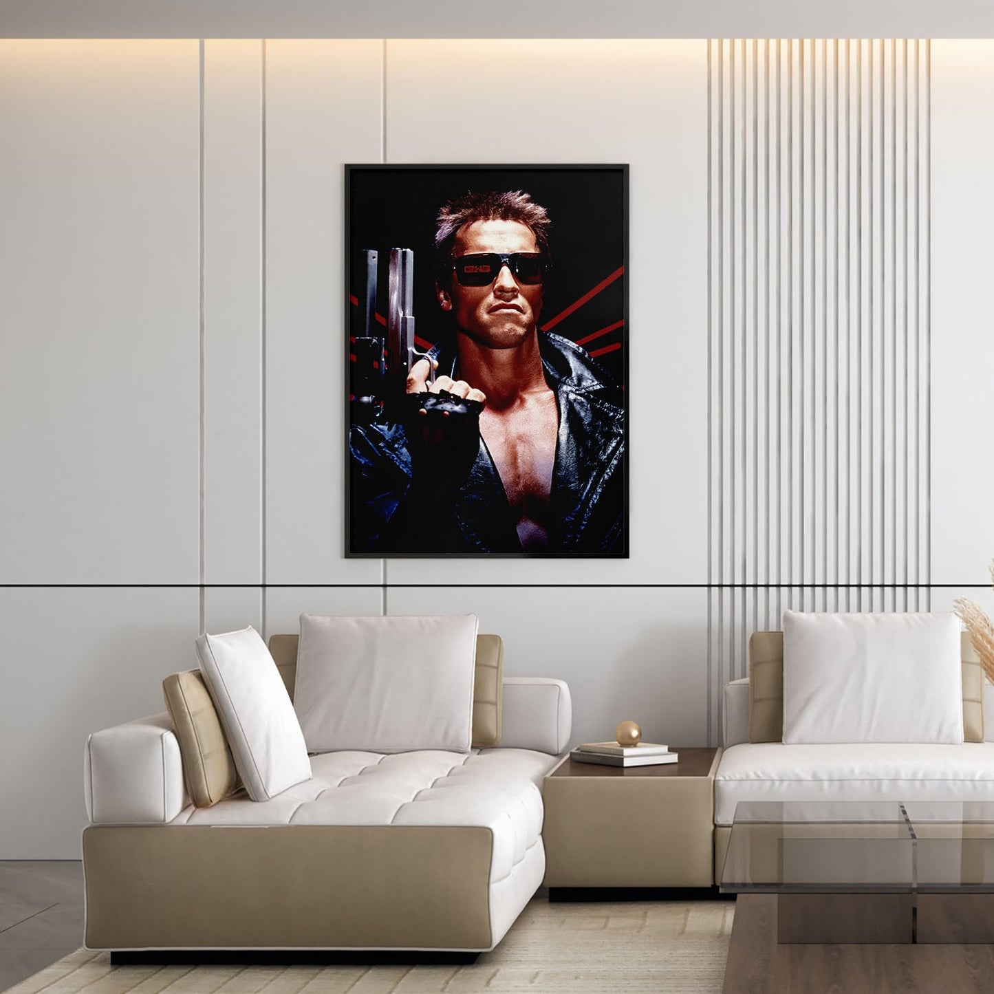 Flex Designs Poster The Terminator Textless 5 x 7" Home Goods - Movie 1984 Movie Poster