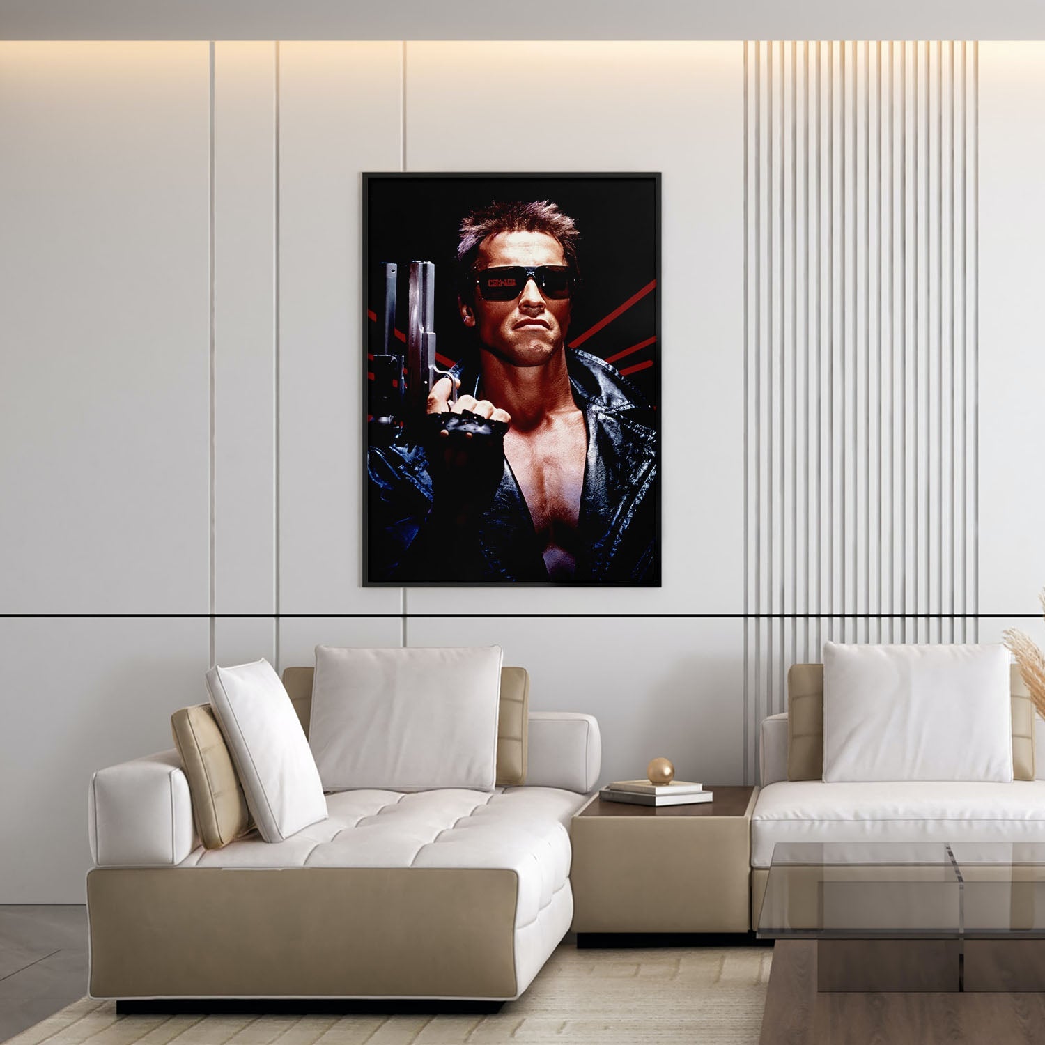 Flex Designs Poster The Terminator Textless 5 x 7" Home Goods - Movie 1984 Movie Poster