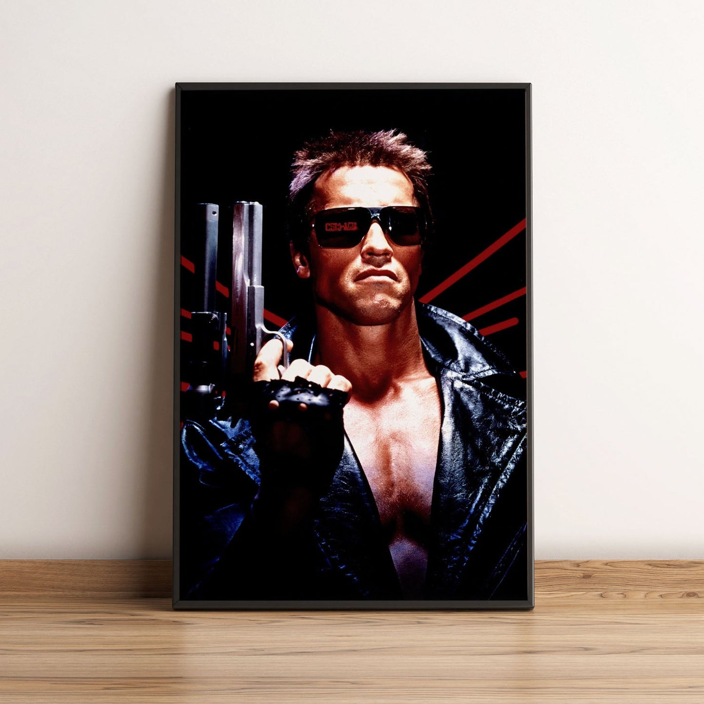Flex Designs Poster The Terminator Textless 5 x 7" Home Goods - Movie 1984 Movie Poster