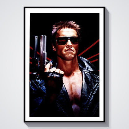Flex Designs Poster The Terminator Textless 8 x 10" Home Goods - Movie 1984 Movie Poster