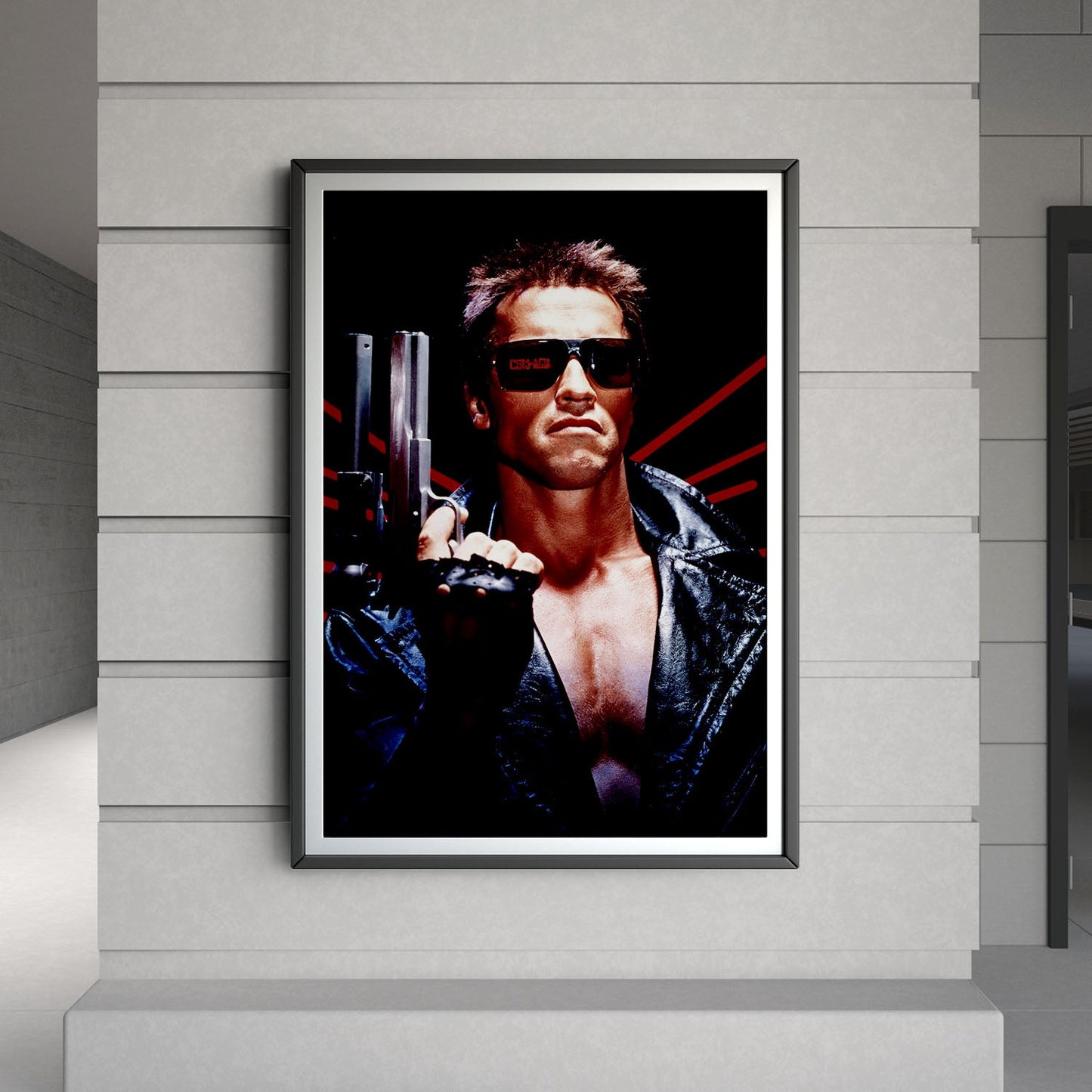 Flex Designs Poster The Terminator Textless 8 x 10" Home Goods - Movie 1984 Movie Poster