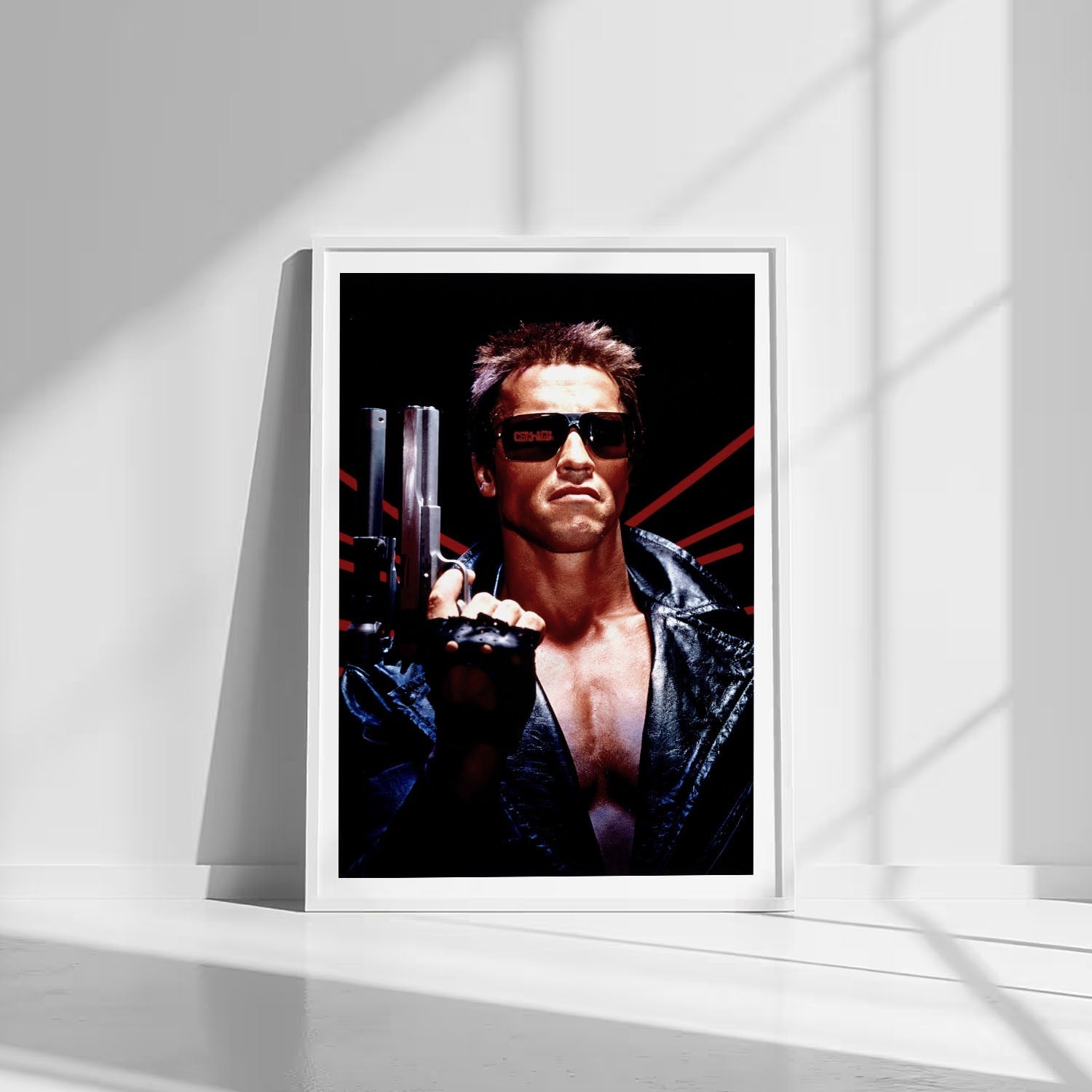 Flex Designs Poster The Terminator Textless 8 x 10" Home Goods - Movie 1984 Movie Poster
