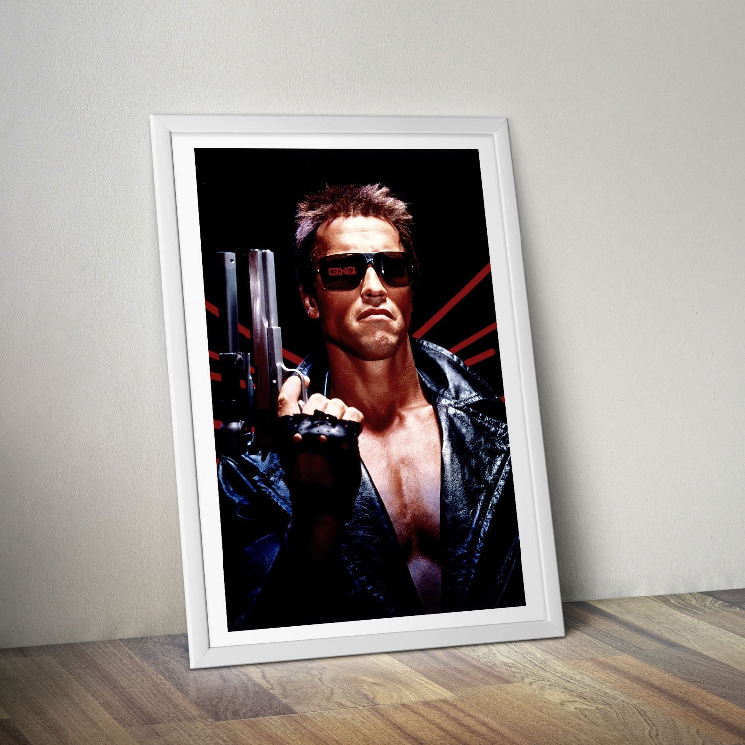 Flex Designs Poster The Terminator Textless 8 x 10" Home Goods - Movie 1984 Movie Poster