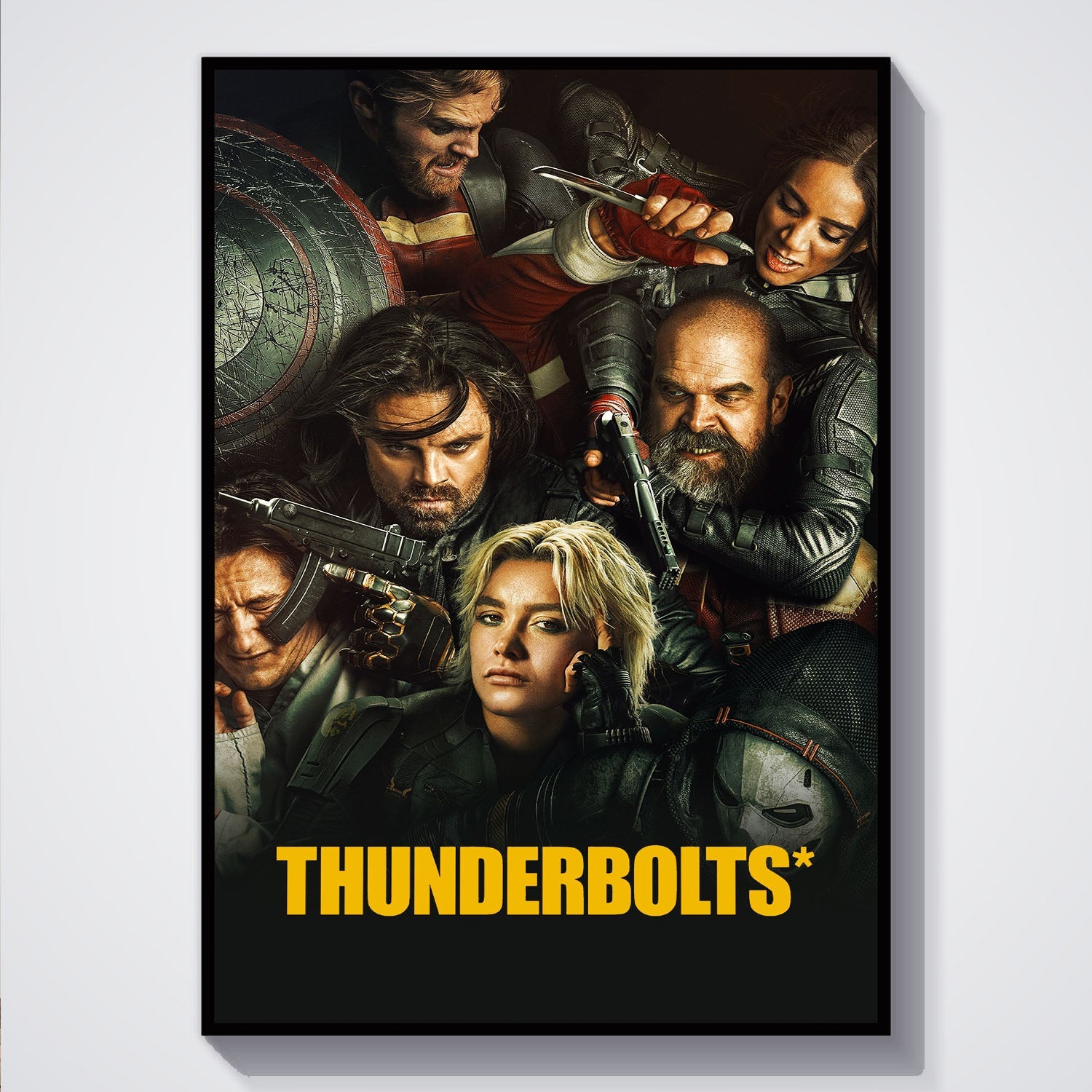 Flex Designs Poster Thunderbolts 5 x 7" Home Goods - Movie 2025 Movie Poster