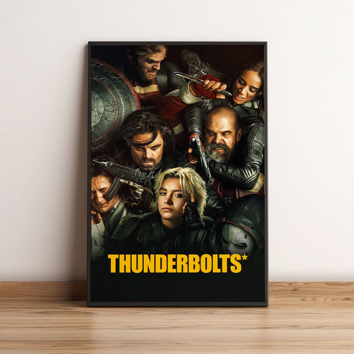 Flex Designs Poster Thunderbolts 5 x 7" Home Goods - Movie 2025 Movie Poster