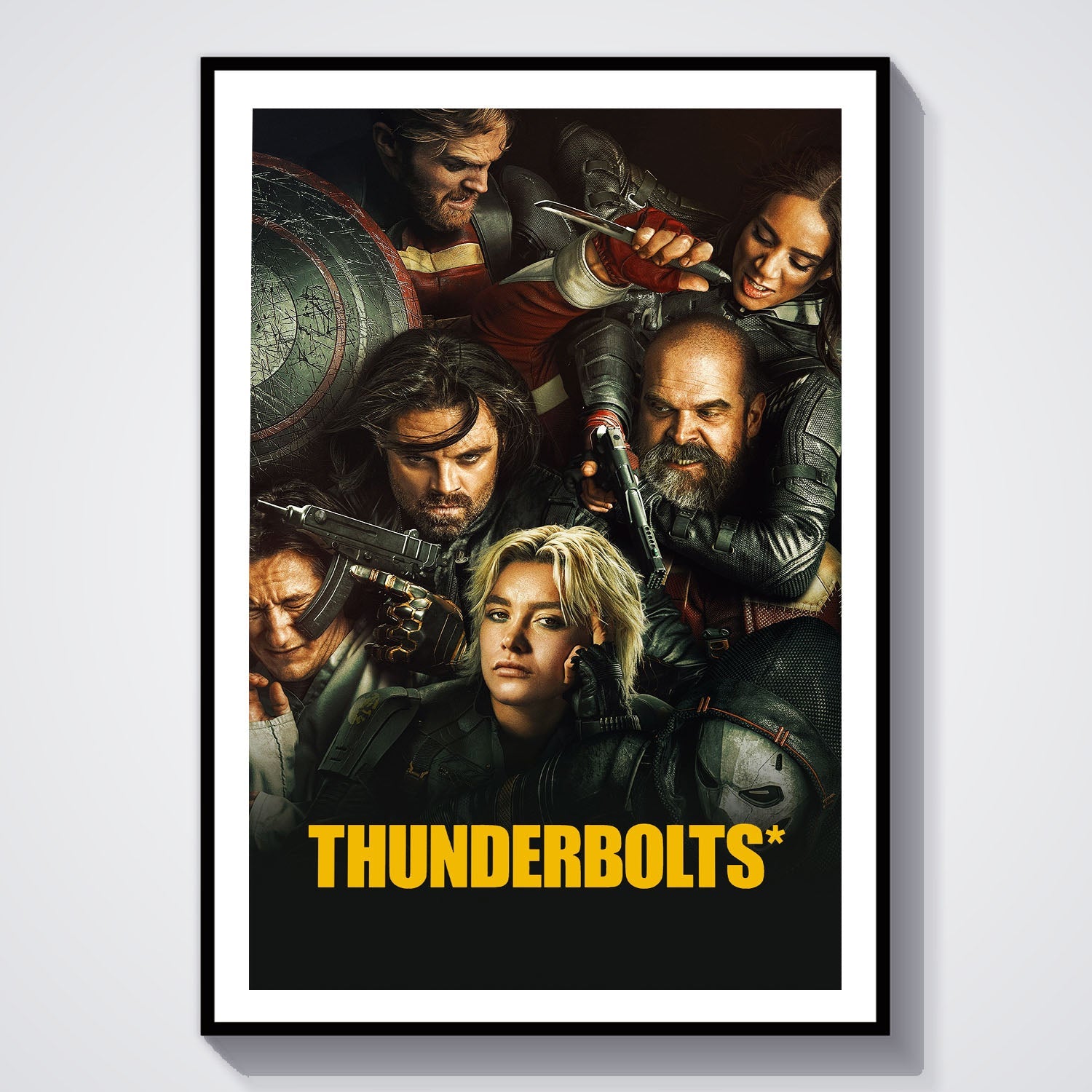 Flex Designs Poster Thunderbolts 8 x 10" Home Goods - Movie 2025 Movie Poster