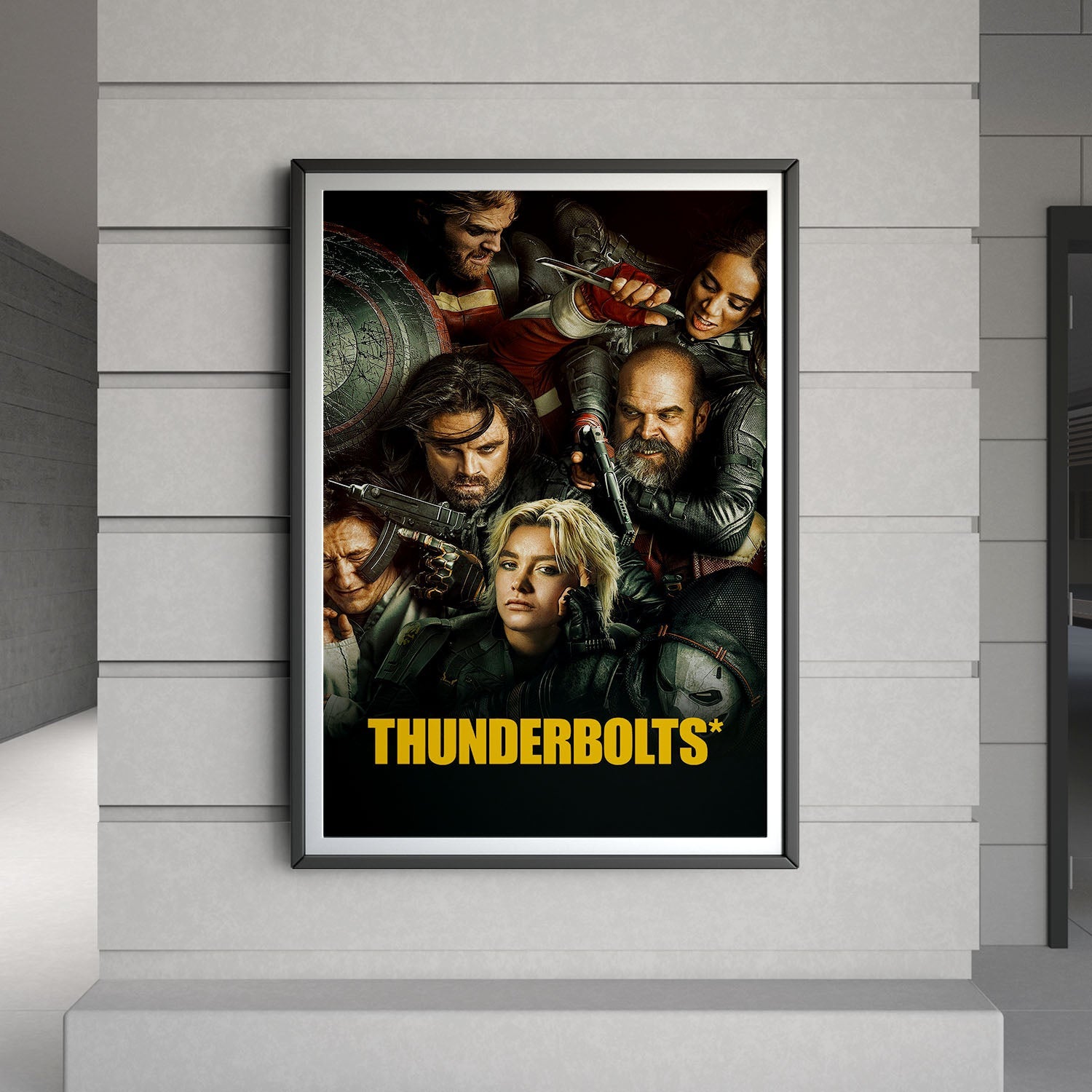 Flex Designs Poster Thunderbolts 8 x 10" Home Goods - Movie 2025 Movie Poster