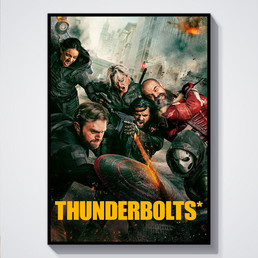 Flex Designs Poster Thunderbolts Cinematic 5 x 7" Home Goods - Movie 2025 Movie Poster