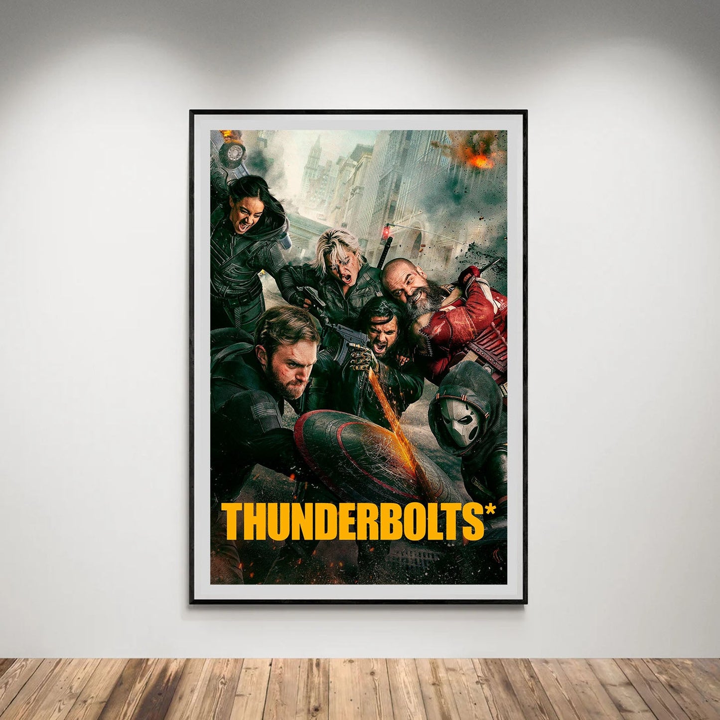 Flex Designs Poster Thunderbolts Cinematic 5 x 7" Home Goods - Movie 2025 Movie Poster