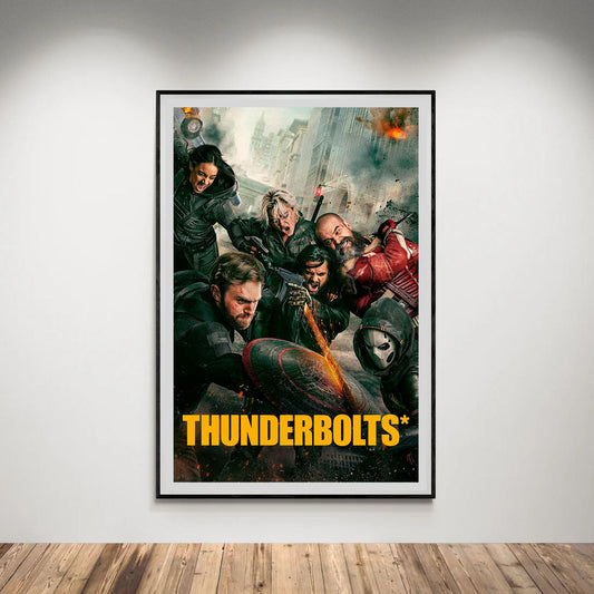 Flex Designs Poster Thunderbolts Cinematic 5 x 7" Home Goods - Movie 2025 Movie Poster