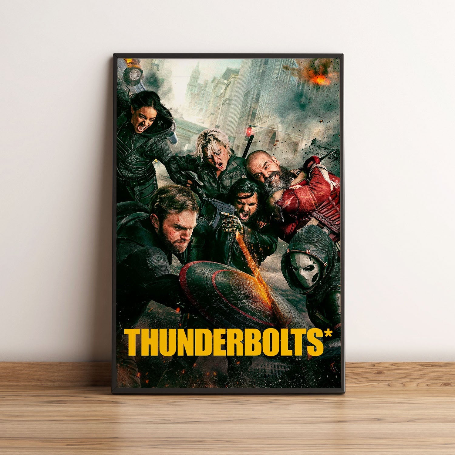 Flex Designs Poster Thunderbolts Cinematic 5 x 7" Home Goods - Movie 2025 Movie Poster