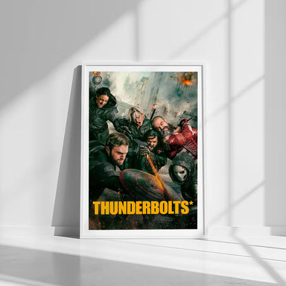 Flex Designs Poster Thunderbolts Cinematic 8 x 10" Home Goods - Movie 2025 Movie Poster