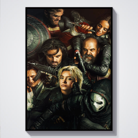 Flex Designs Poster Thunderbolts Key Art 5 x 7" Home Goods - Movie 2025 Movie Poster