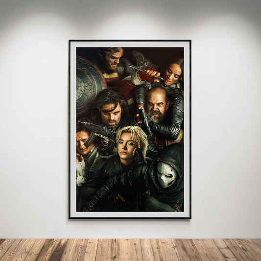 Flex Designs Poster Thunderbolts Key Art 5 x 7" Home Goods - Movie 2025 Movie Poster