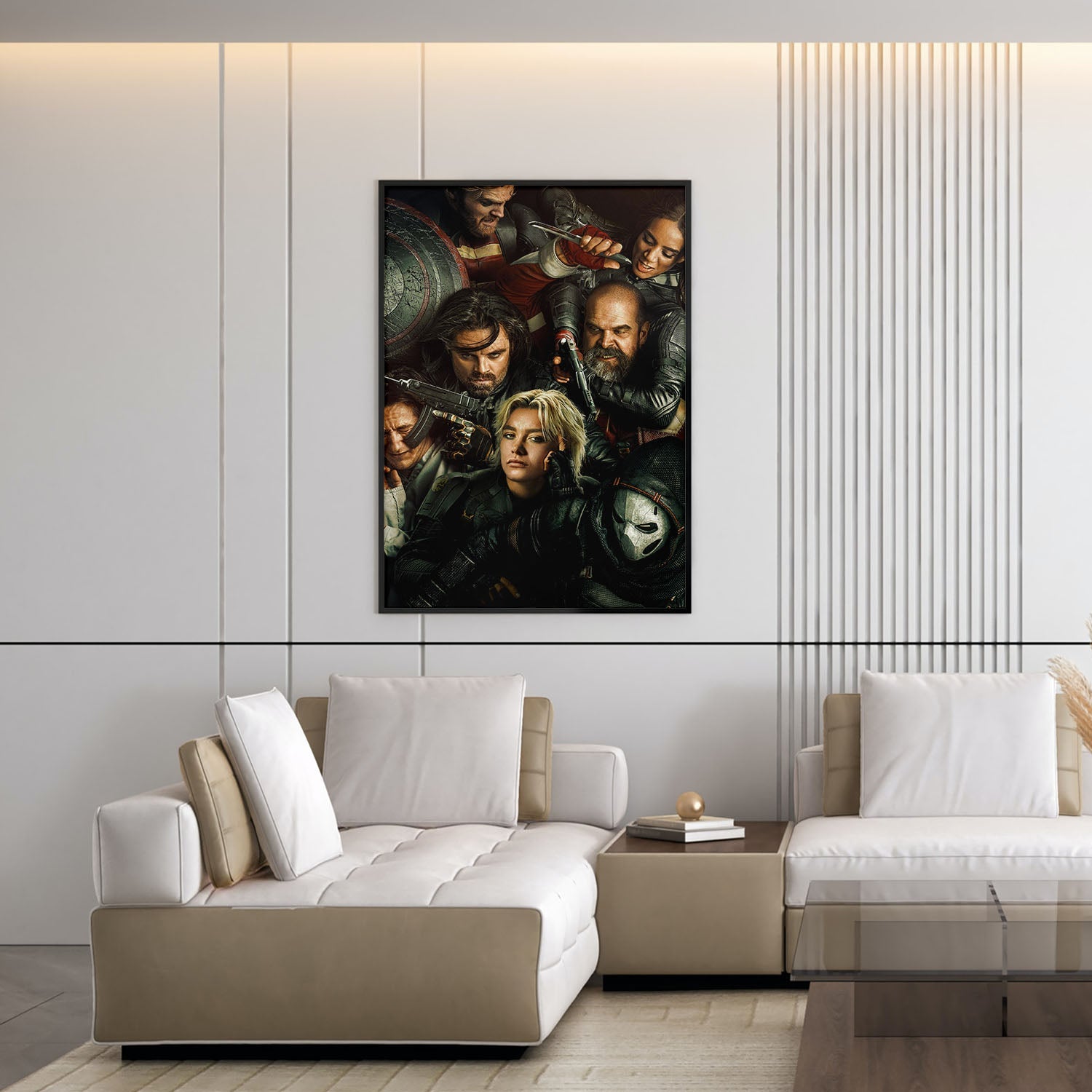 Flex Designs Poster Thunderbolts Key Art 5 x 7" Home Goods - Movie 2025 Movie Poster