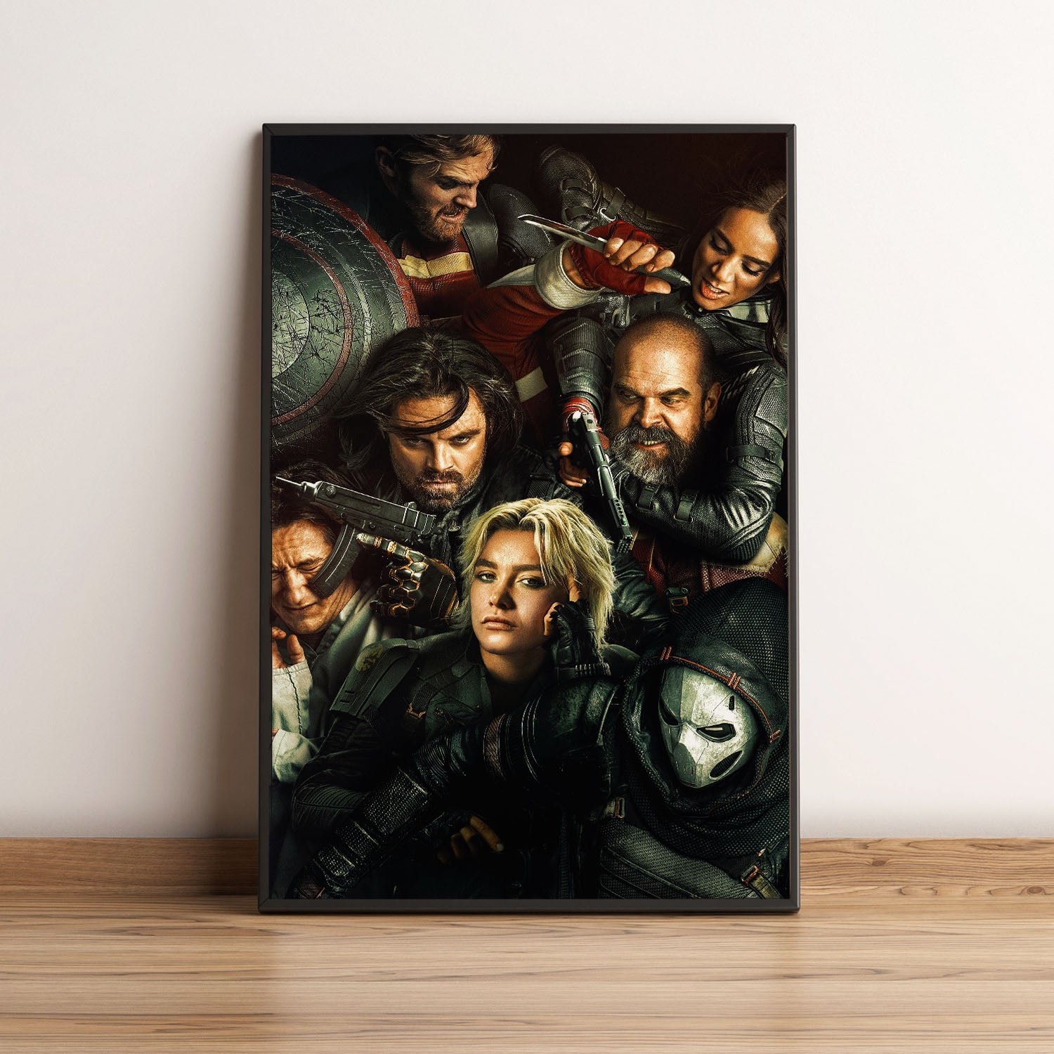 Flex Designs Poster Thunderbolts Key Art 5 x 7" Home Goods - Movie 2025 Movie Poster