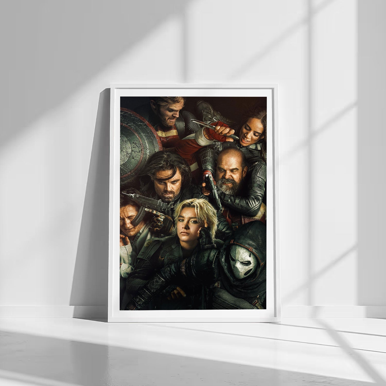 Flex Designs Poster Thunderbolts Key Art 8 x 10" Home Goods - Movie 2025 Movie Poster