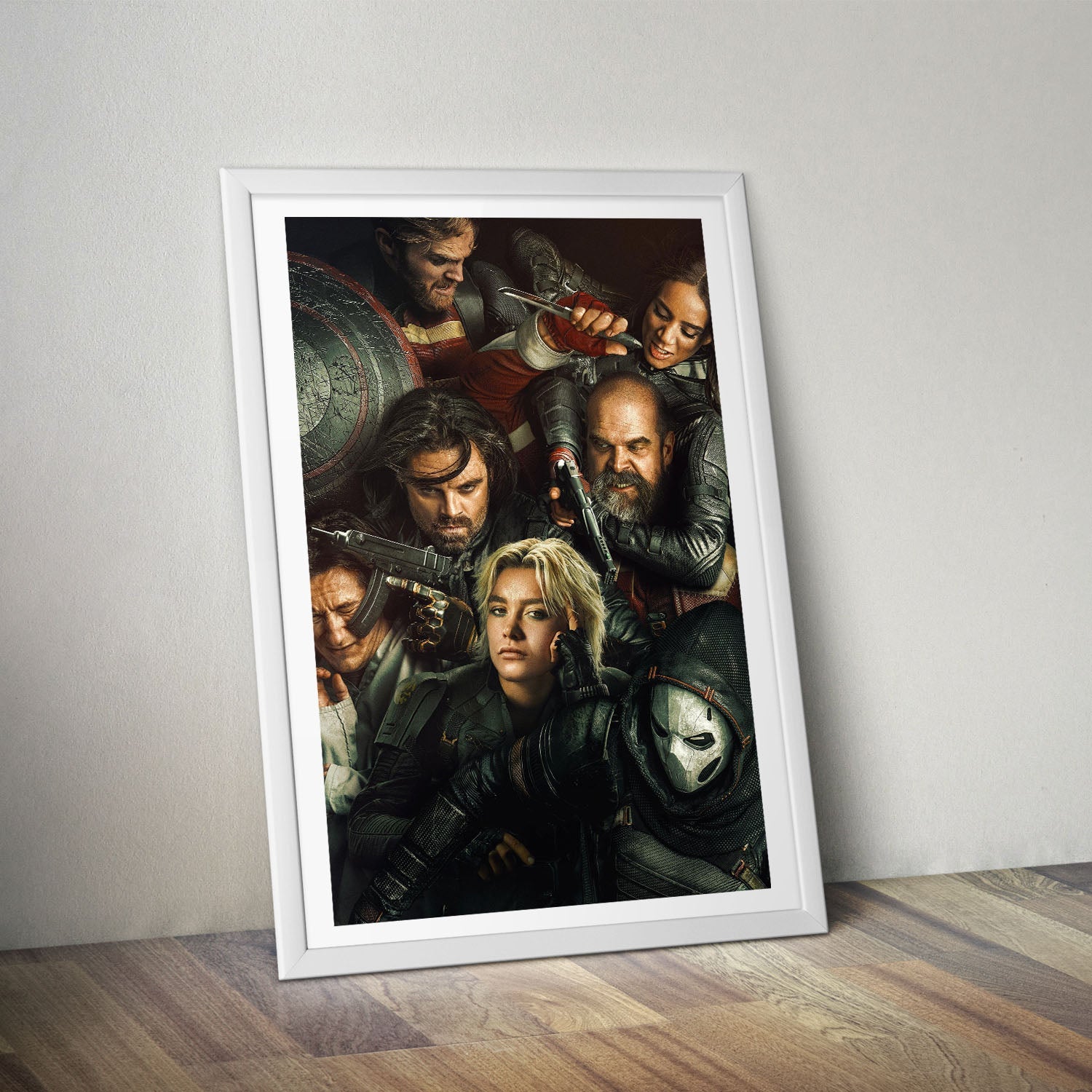 Flex Designs Poster Thunderbolts Key Art 8 x 10" Home Goods - Movie 2025 Movie Poster