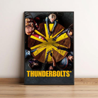 Flex Designs Poster Thunderbolts Theatrical 5 x 7" Home Goods - Movie 2025 Movie Poster