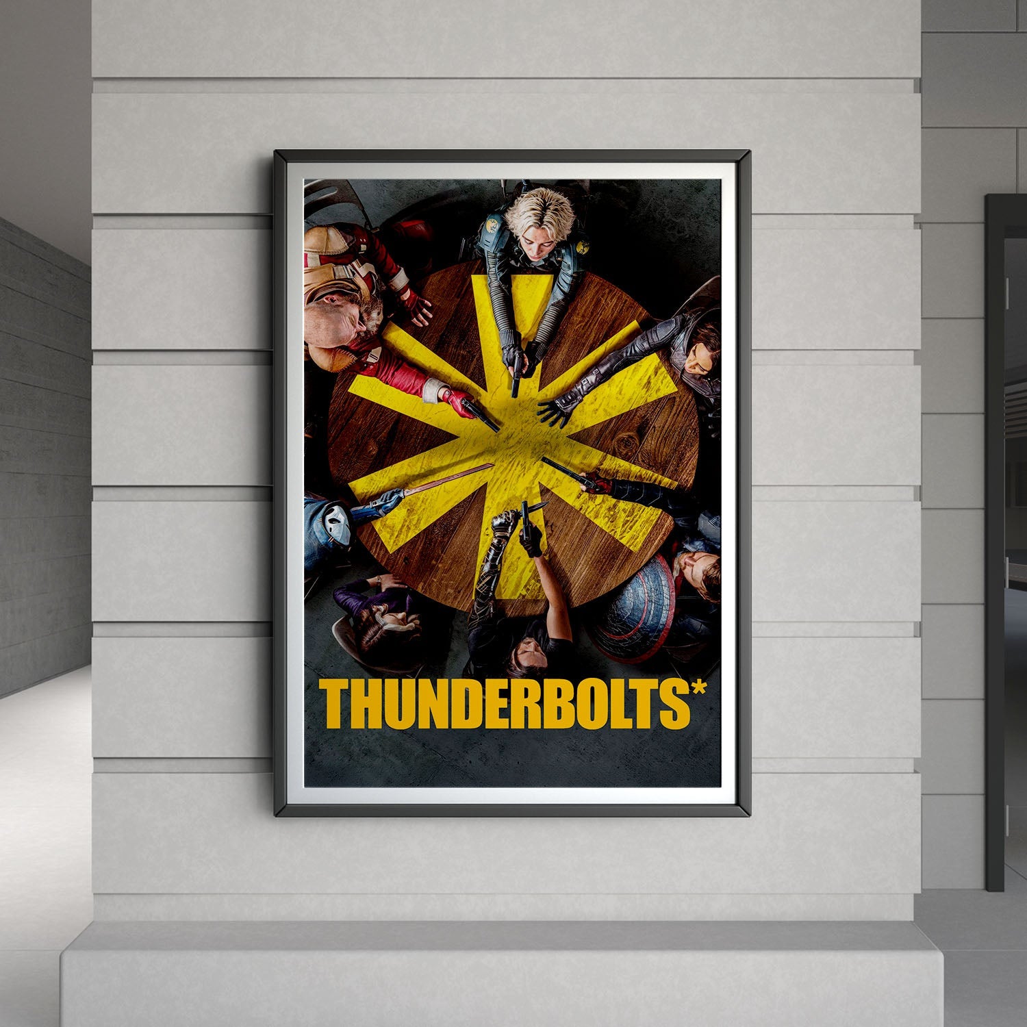 Flex Designs Poster Thunderbolts Theatrical 8 x 10" Home Goods - Movie 2025 Movie Poster