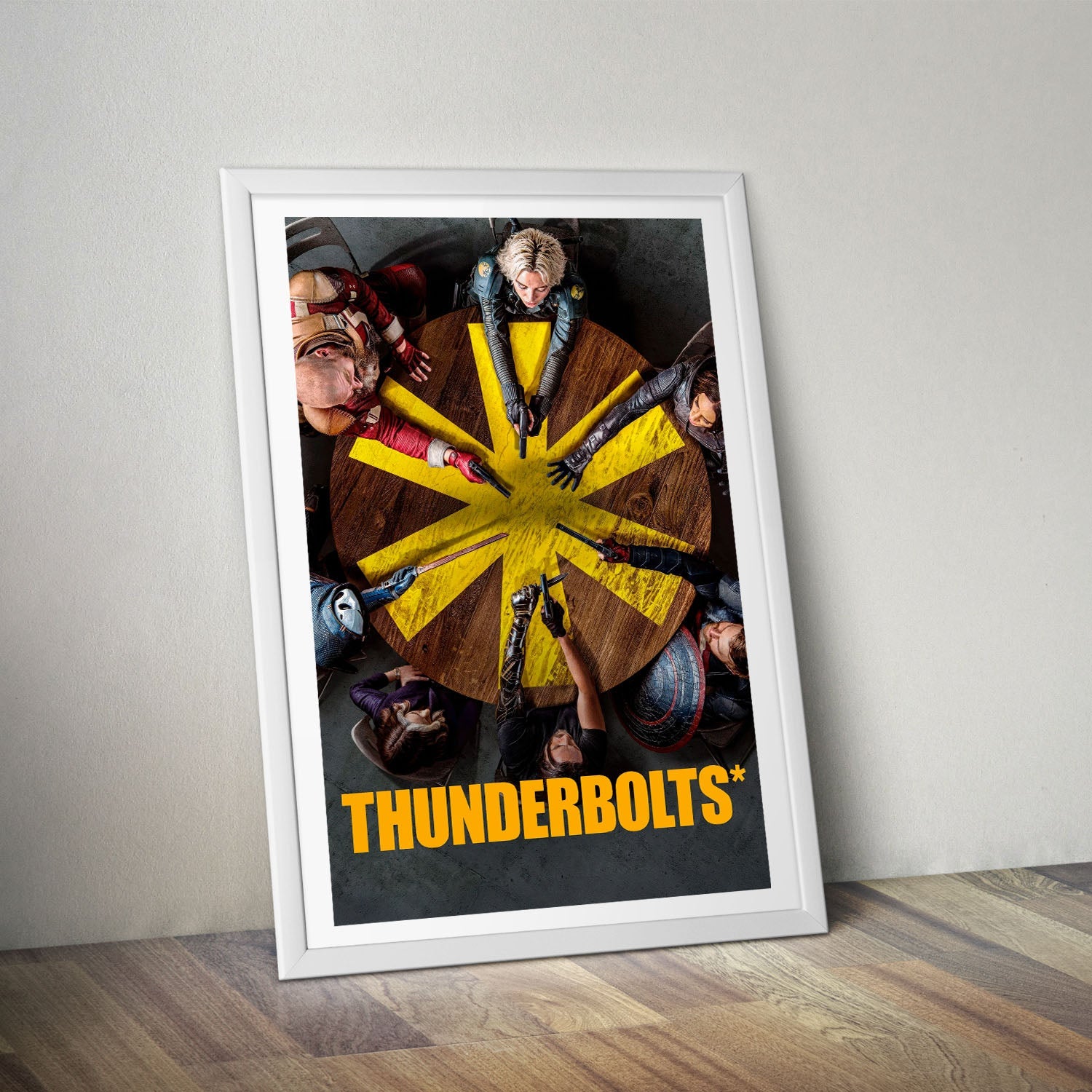 Flex Designs Poster Thunderbolts Theatrical 8 x 10" Home Goods - Movie 2025 Movie Poster