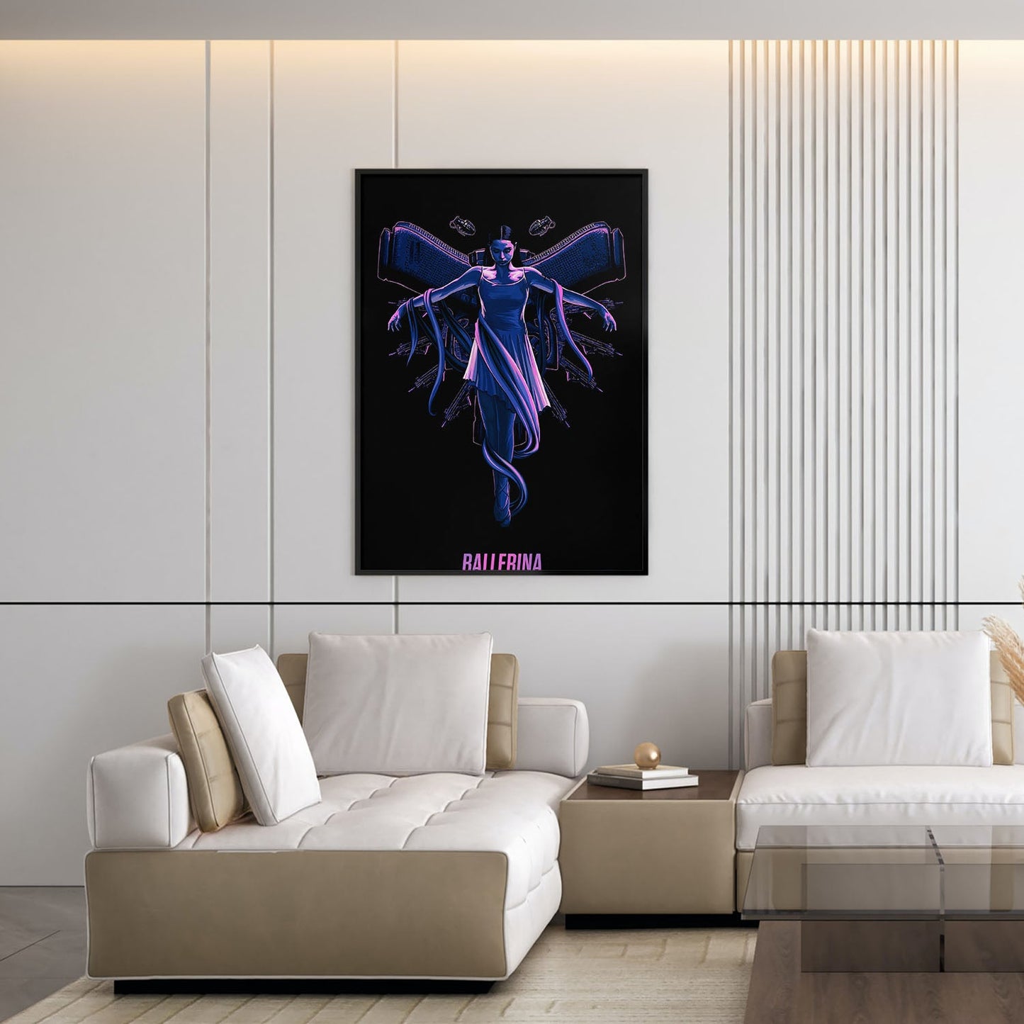 Flex Designs Poster Ballerina Purple 5 x 7" Home Goods - Movie 2025 Movie Poster