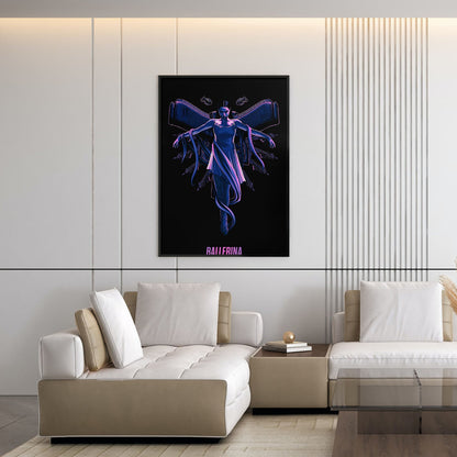 Flex Designs Poster Ballerina Purple 5 x 7" Home Goods - Movie 2025 Movie Poster