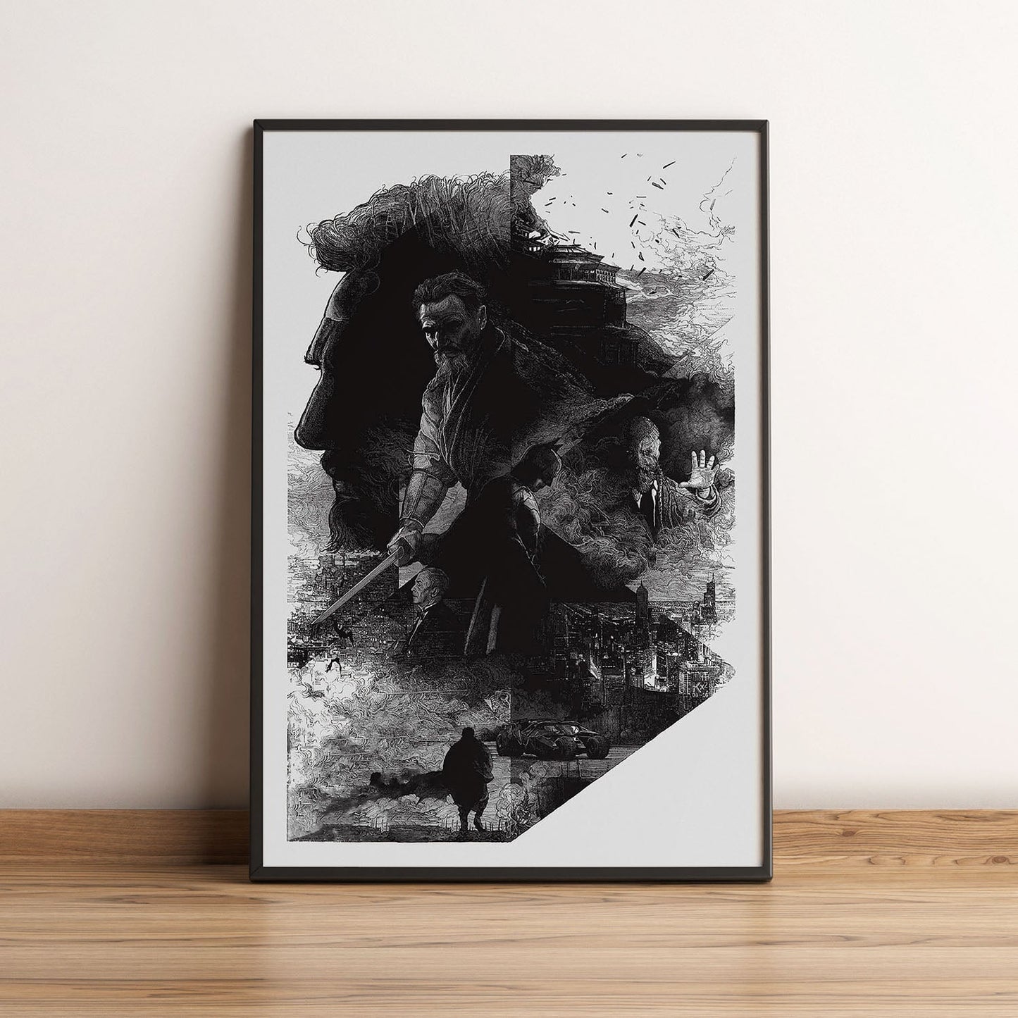 Flex Designs Poster Batman Begins Teaser 5 x 7" Home Goods - Movie 2005 Movie Poster