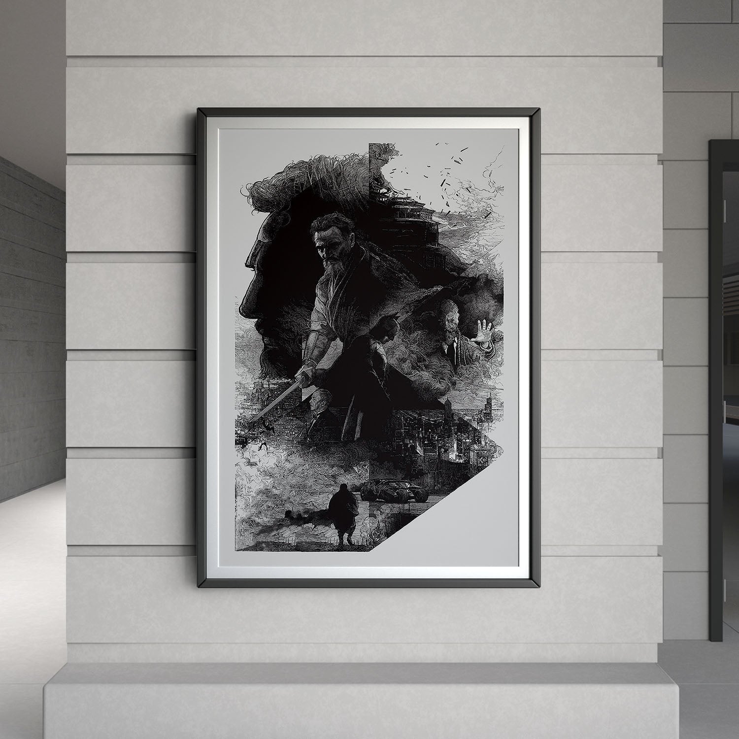 Flex Designs Poster Batman Begins Teaser 8 x 10" Home Goods - Movie 2005 Movie Poster