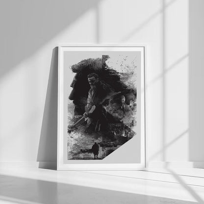 Flex Designs Poster Batman Begins Teaser 8 x 10" Home Goods - Movie 2005 Movie Poster