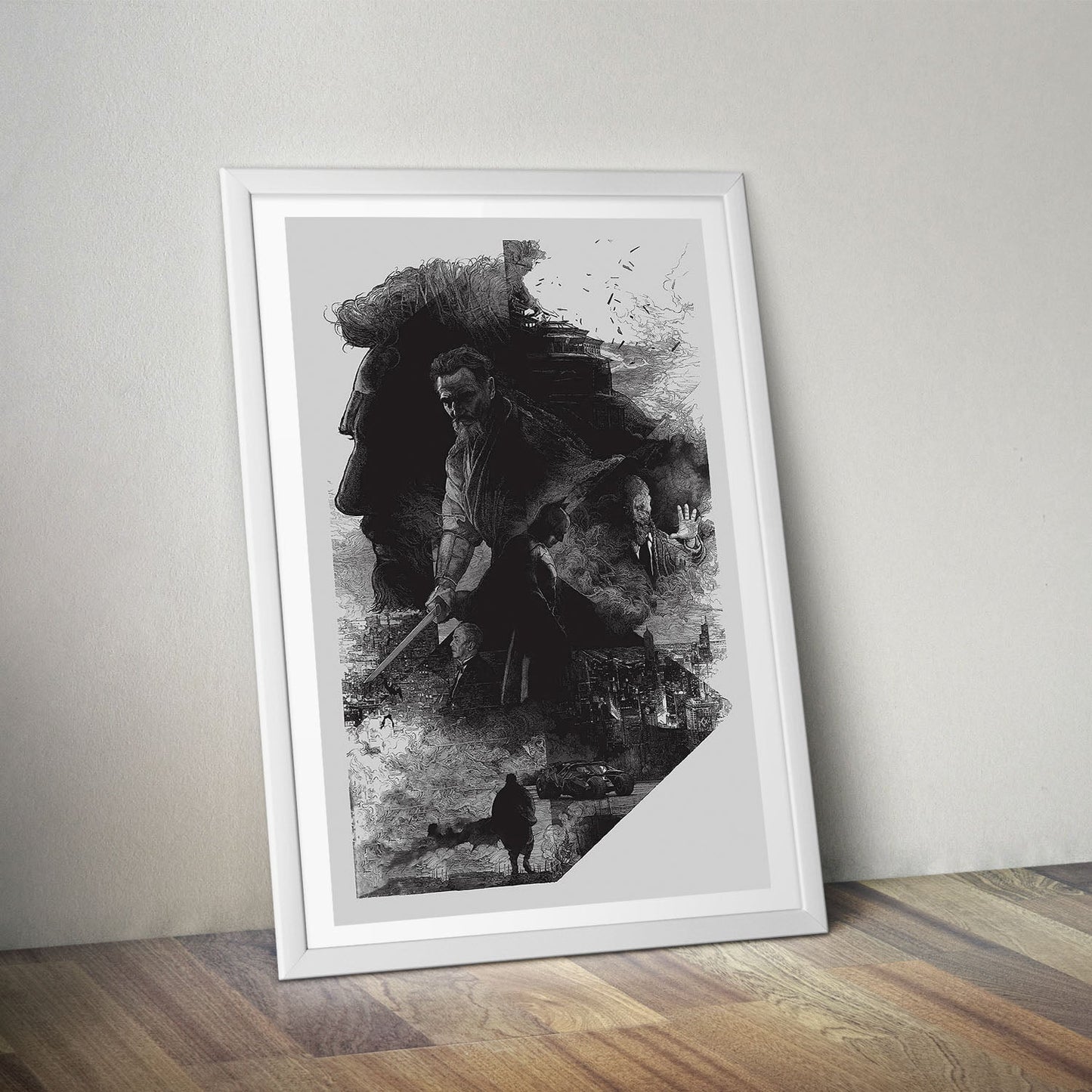 Flex Designs Poster Batman Begins Teaser 8 x 10" Home Goods - Movie 2005 Movie Poster
