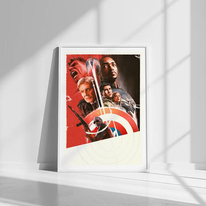 Flex Designs Poster Captain America Brave New World Teaser 8 x 10" Home Goods - Movie 2025 Movie Poster