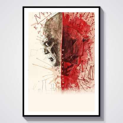 Flex Designs Poster Daredevil Born Again Textless 8 x 10" Home Goods - TV Show 2025 TV Show Poster