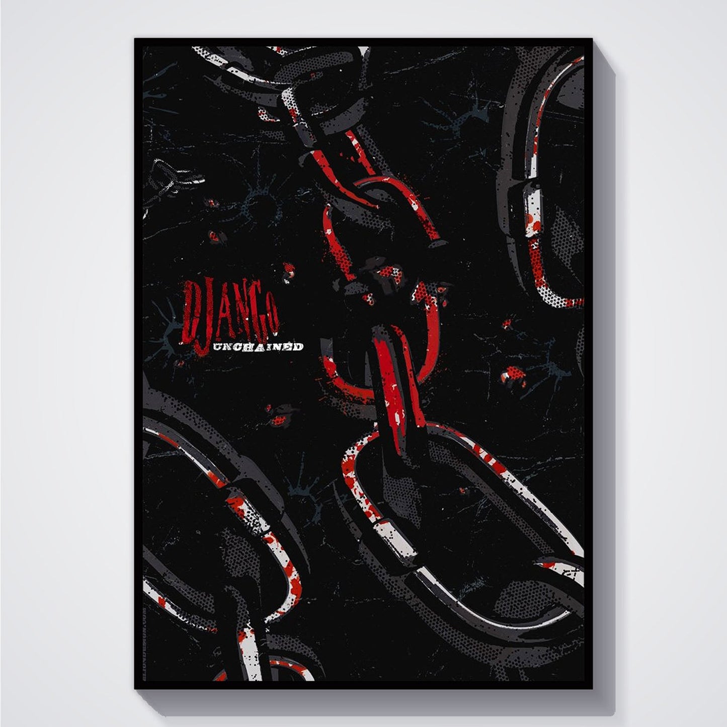 Flex Designs Poster Django Unchained Minimalist 5 x 7" Home Goods - Movie 2012 Movie Poster