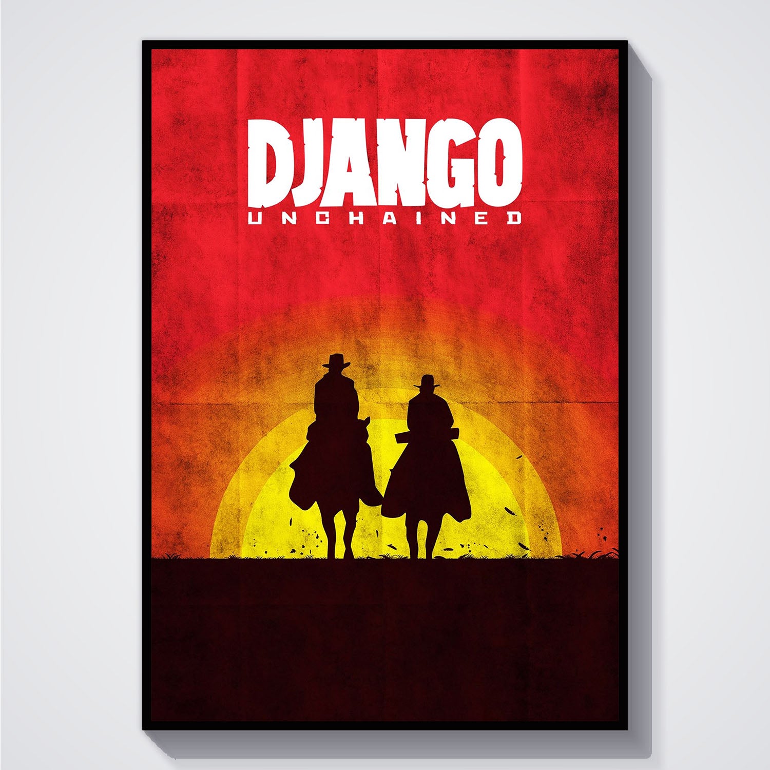Flex Designs Poster Django Unchained Sunset 5 x 7" Home Goods - Movie 2012 Movie Poster
