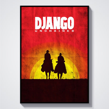 Flex Designs Poster Django Unchained Sunset 5 x 7" Home Goods - Movie 2012 Movie Poster