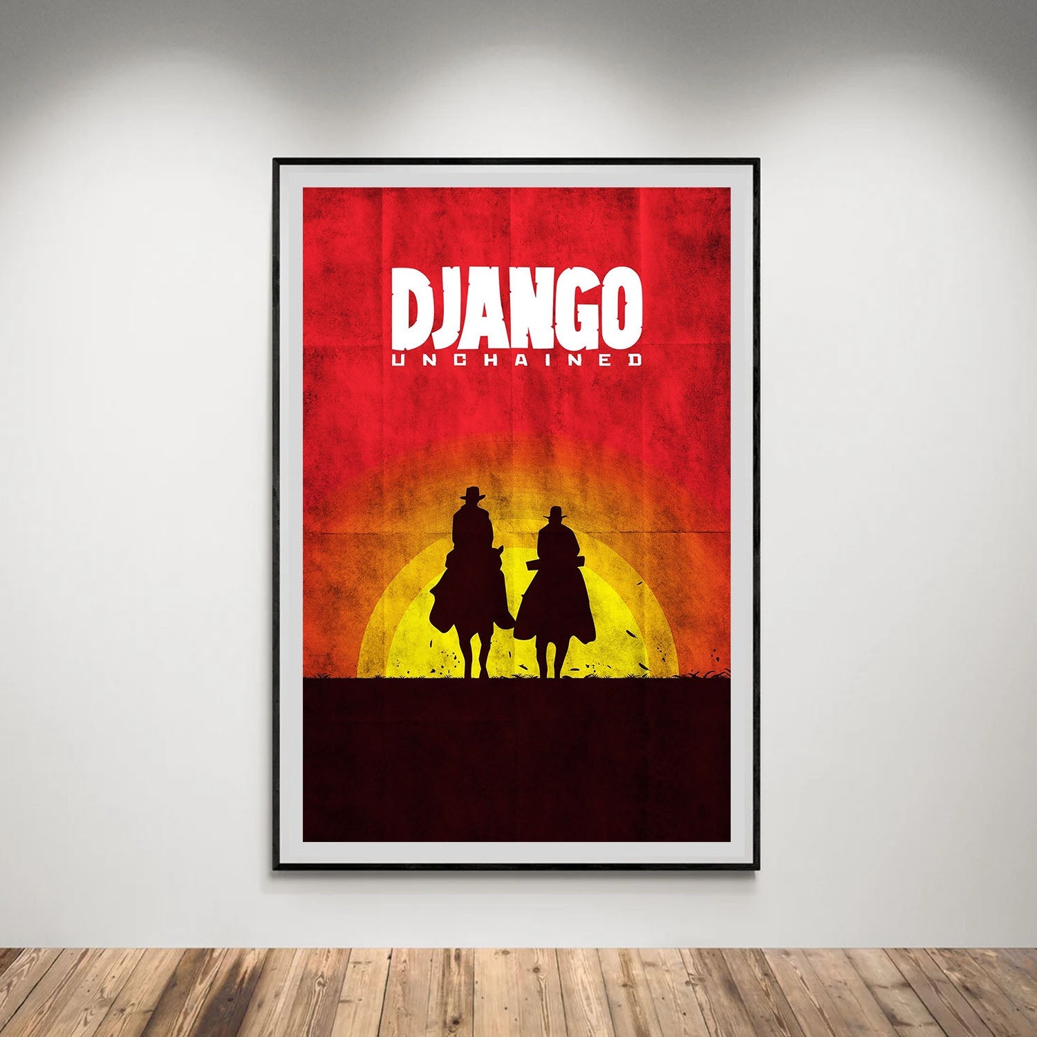 Flex Designs Poster Django Unchained Sunset 5 x 7" Home Goods - Movie 2012 Movie Poster