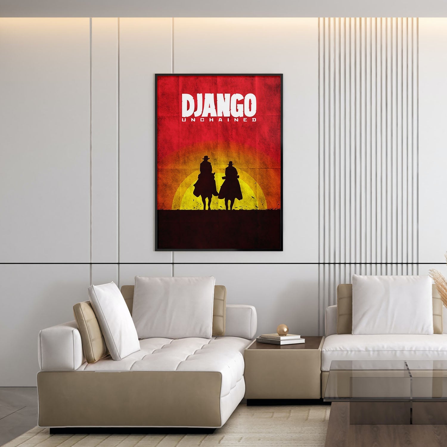 Flex Designs Poster Django Unchained Sunset 5 x 7" Home Goods - Movie 2012 Movie Poster